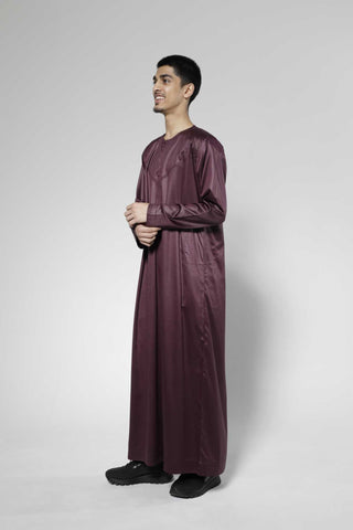 Burgundy Emirati Thobe